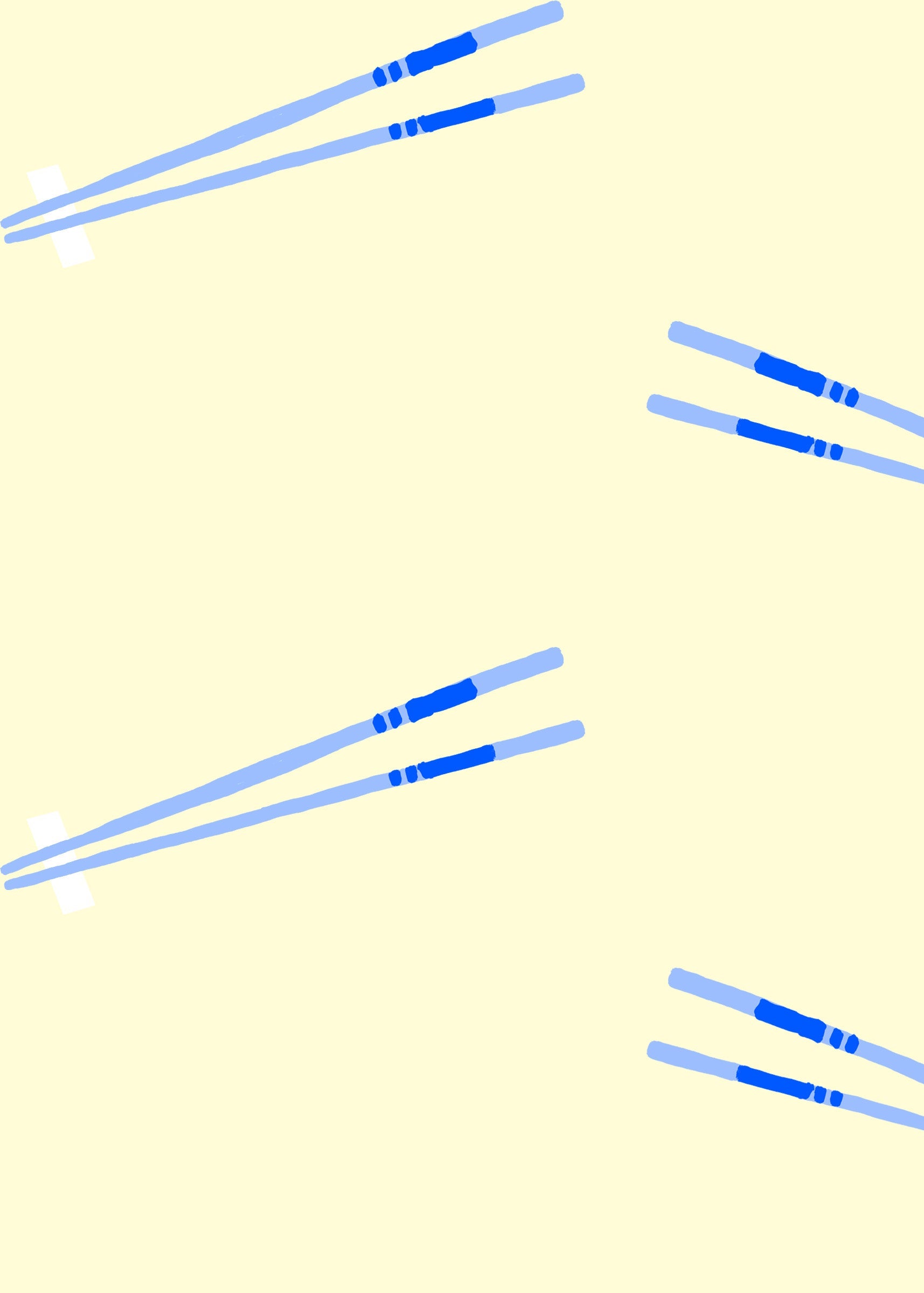 Chopsticks Canvas Shopping Tote