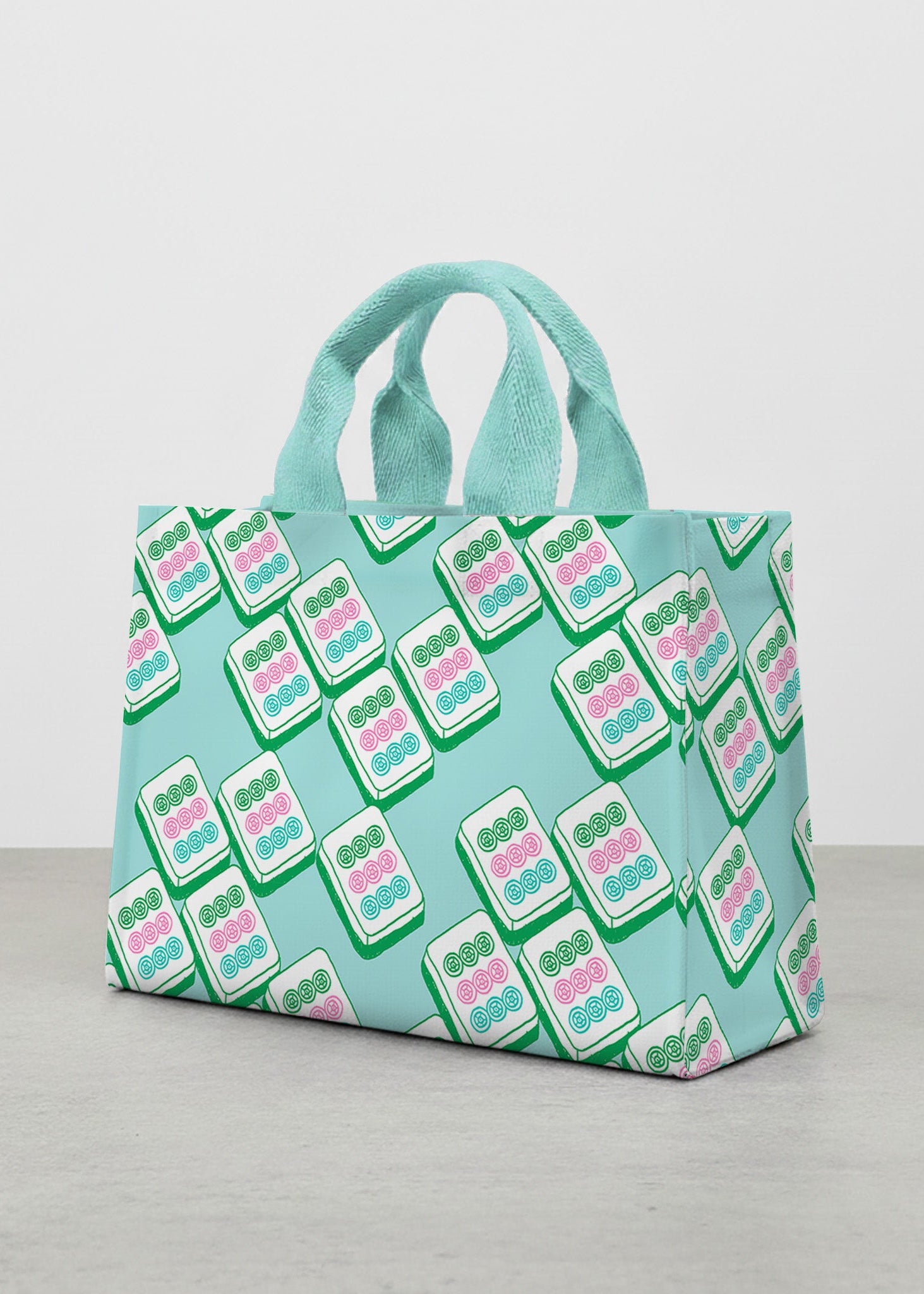 Mahjong Tile (Dots) Canvas Shopping Tote