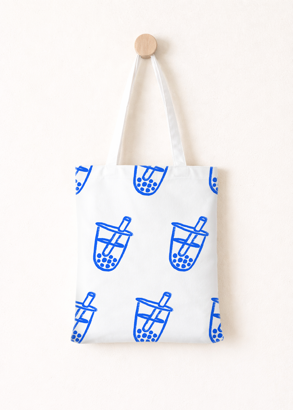 Boba Canvas Tote Bag