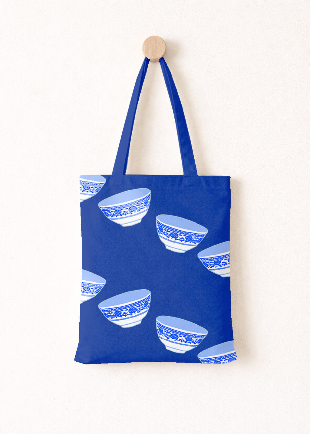 Porcelain Rice Bowl Canvas Tote Bag